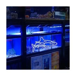 ineonlife Letrero de neón LED de tiburón para dormitorio_6