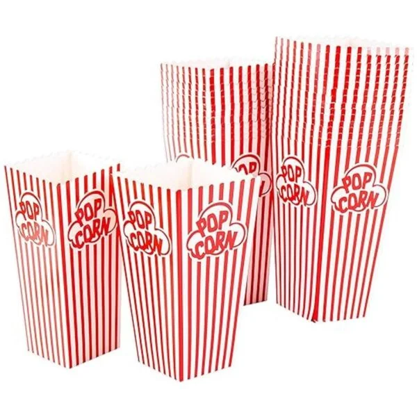 Cajas de contenedores para palomitas de maíz paquete de_3