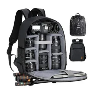 TARION Mochila para cámara profesional con cubierta de_1