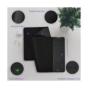 Alfombrilla de mouse con cargador inalámbrico de 10 W_5