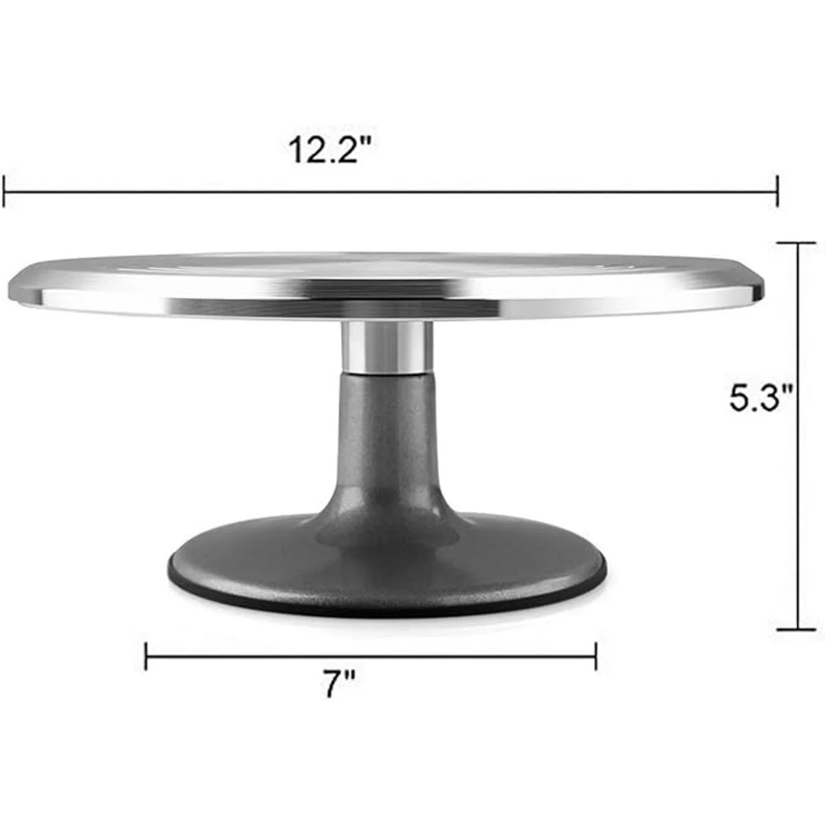 Soporte para tartas Uten de aluminio de 12 pulgadas para_5