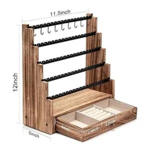 Organizador de aretes organizador de 5 capas con soporte_6