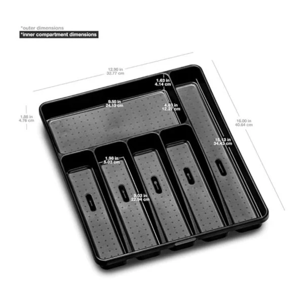 madesmart Bandeja de cubiertos CARBON Collection 6_4