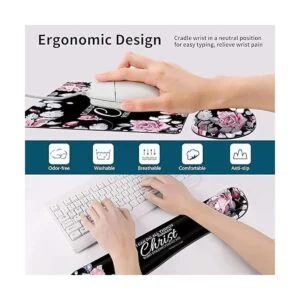 Alfombrilla de mouse con reposamuñecas reposamuñecas para_5