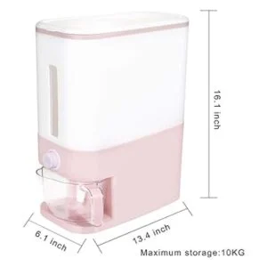 Rubtlamp Dispensador de arroz rosa de 20 libras_2