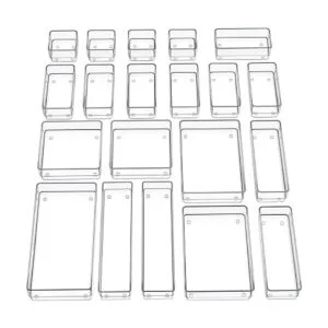 SMARTAKE Organizador de cajones de 20 piezas con_1