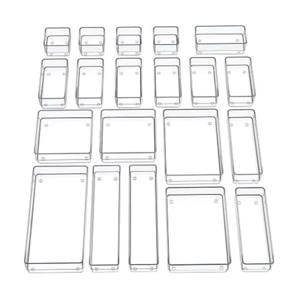 SMARTAKE Organizador de cajones de 20 piezas con_1