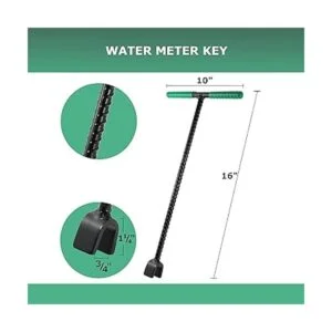 QPURO Kit de llave de medidor de agua de 16 pulgadas_2