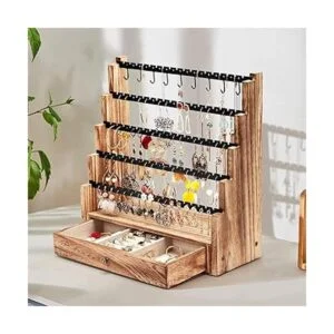 Organizador de aretes organizador de 5 capas con soporte_2