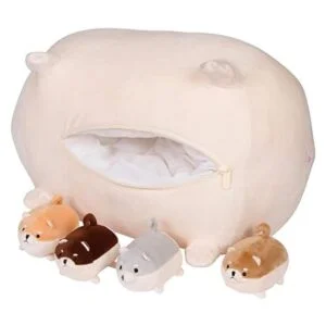 Shiba Inu Diferentes mamás animales de peluche con 4_4