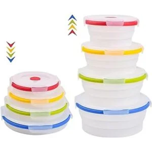 Ecoberi Recipientes plegables de silicona para_2