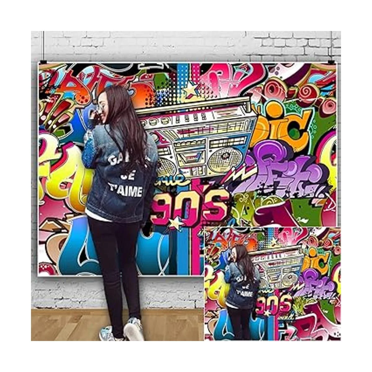 LFEEY Telón de fondo de 10 x 8 pies 90 para sesión de_4