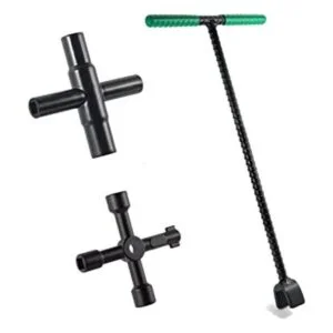 QPURO Kit de llave de medidor de agua de 16 pulgadas_1