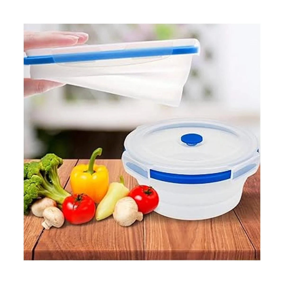 Ecoberi Recipientes plegables de silicona para_4