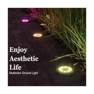 K.E.J. Luces solares de tierra para exteriores paquete de_6