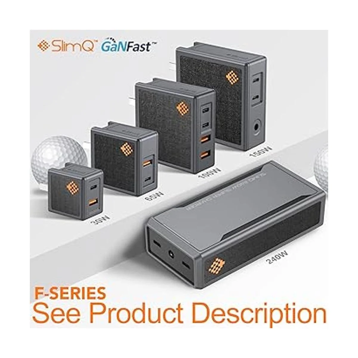 SlimQ Cargador USB C de 65 W PD3.0 de carga rápida bloque_2