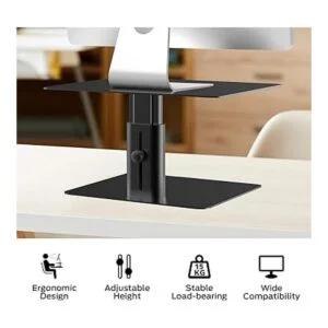 BoYata Soporte para monitor soporte de metal ajustable_5