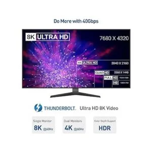 Certificado Intel Cable compatible con cable Thunderbolt_4