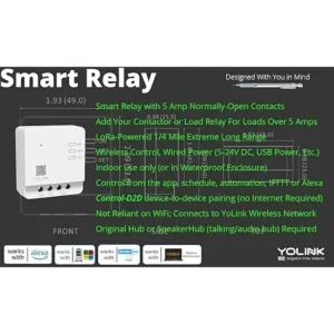 YoLink Relay YoLink Relé inteligente de largo alcance de_2