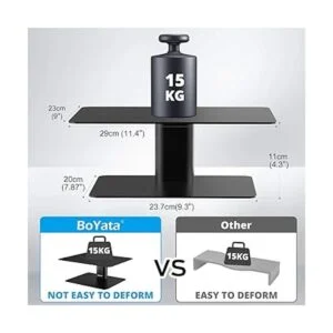 BoYata Soporte para monitor soporte de metal ajustable_4