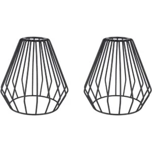 EFINEHOME Juego de 2 fundas industriales rústicas_1