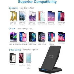 NANAMI Cargador inalámbrico máximo de 30 W soporte de_2