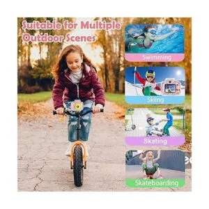 Miiulodi Cámara impermeable para niños regalo de_3