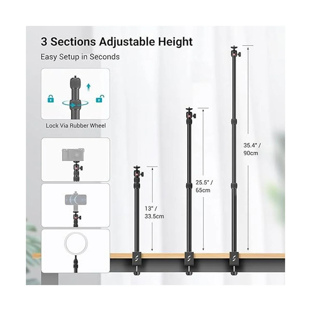 SmallRig Selection Soporte de mesa para escritorio de_3
