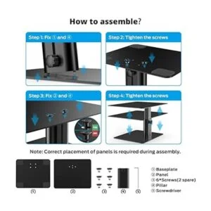 BoYata Soporte para monitor soporte de metal ajustable_6