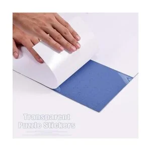 Rechiato 32 hojas transparentes de pegamento para_2