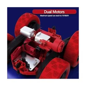 Hamdol Automóvil de control remoto de doble cara giratorio_3