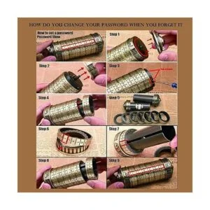 Cryptex Da Vinci Code Mini cajas de rompecabezas con_5