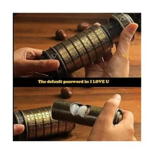 Cryptex Da Vinci Code Mini cajas de rompecabezas con_4