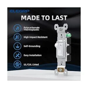 ELEGRP Interruptor de luz de palanca de un solo polo 15_2