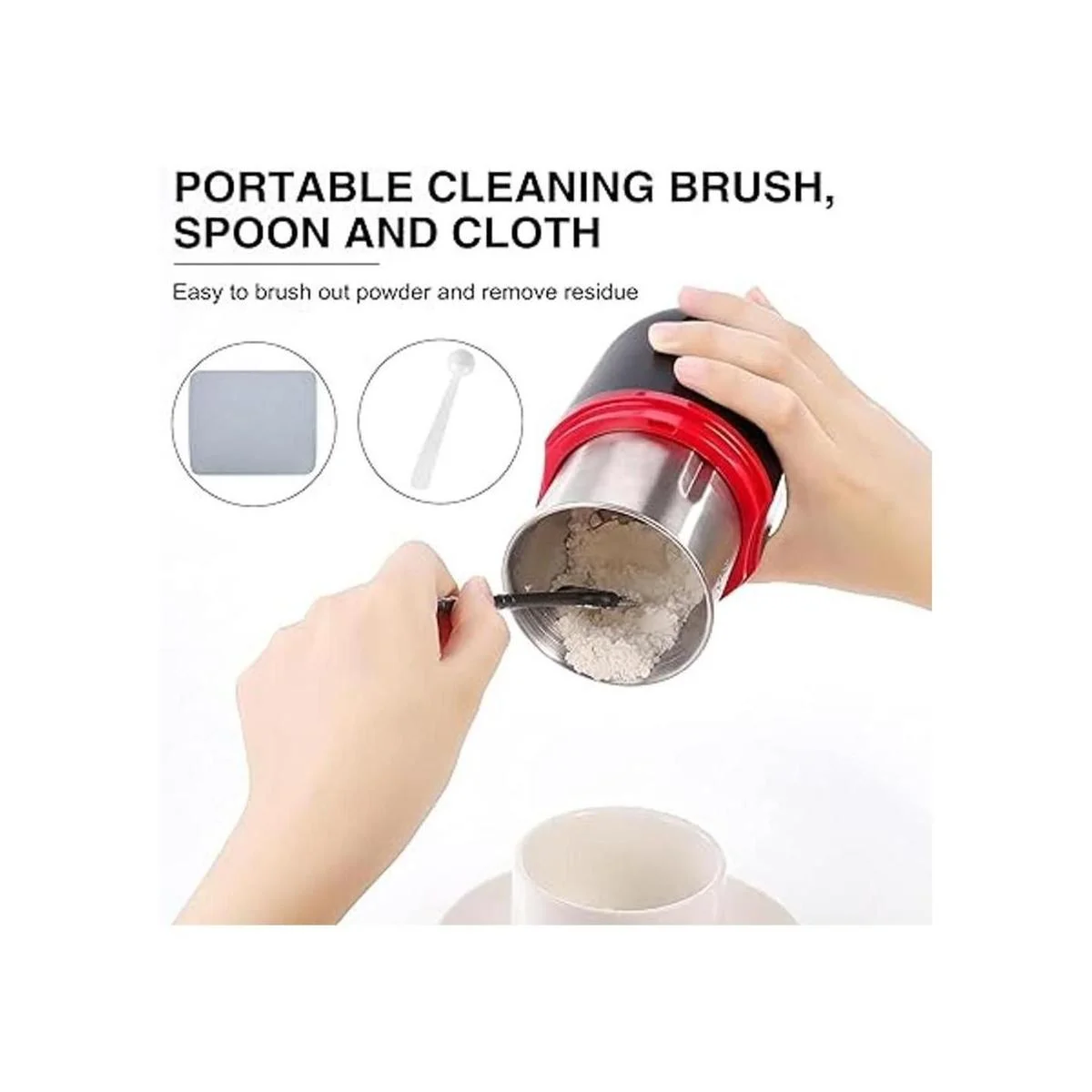 Molinillo eléctrico de píldoras Moler y pulverizar_6