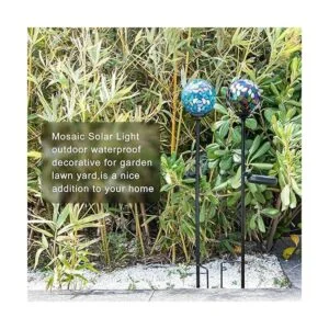 VCUTEKA Luces decorativas solares de jardín para_3