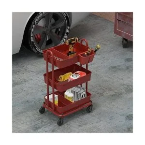 SimpleHouseware Carrito multifuncional de 3 niveles con 2_6