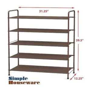 Simple Houseware Organizador de almacenamiento de zapatero_2