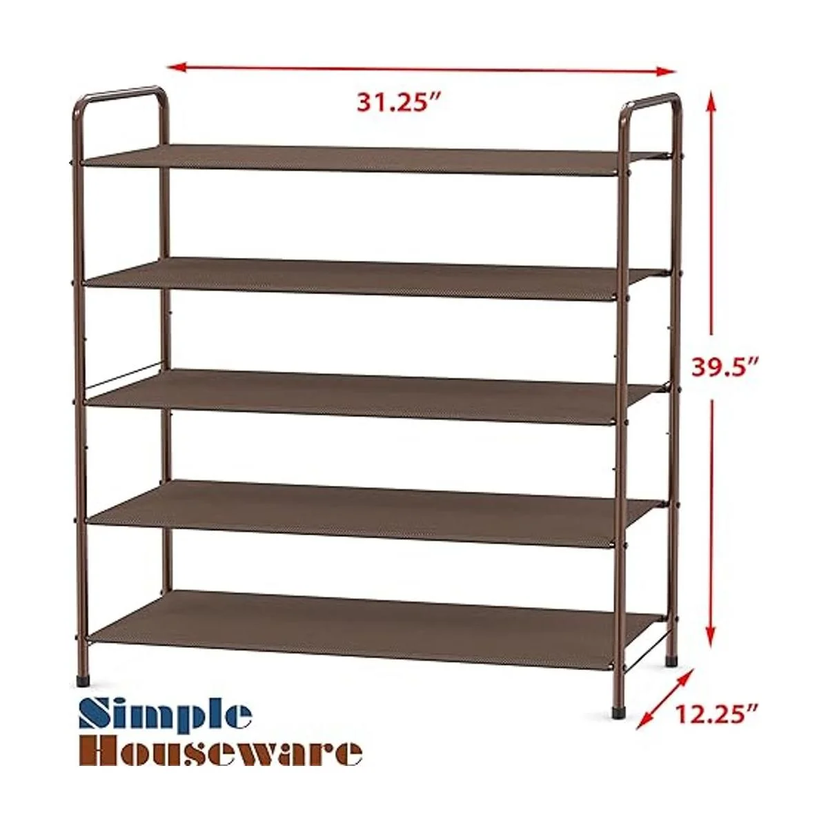 Simple Houseware Organizador de almacenamiento de zapatero_2