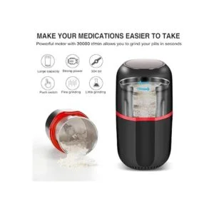 Molinillo eléctrico de píldoras Moler y pulverizar_3