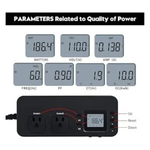 Briidea Monitor de uso de electricidad probador de_3