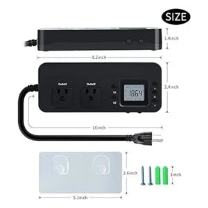 Briidea Monitor de uso de electricidad probador de_7