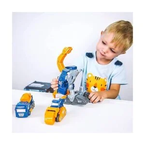 Juego magnético de juguete de construcción de dinosaurio 5_5