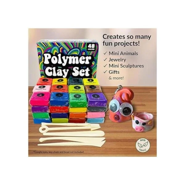 Juego de arcilla polimérica para hornear en horno 48_2