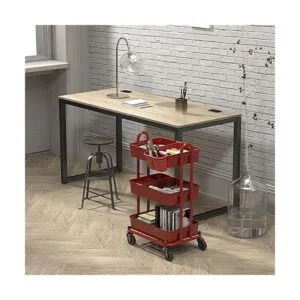 SimpleHouseware Carrito multifuncional de 3 niveles con 2_4