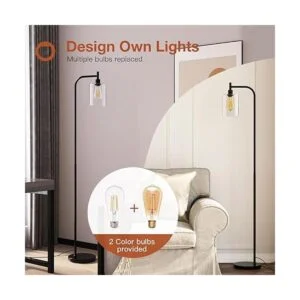 Addlon Lámpara de pie LED con pantalla de lámpara de_3