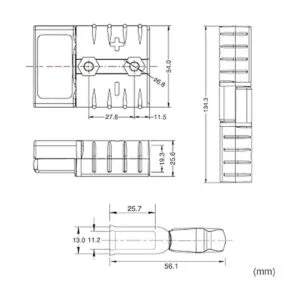 Frienda 6 piezas de calibre 24 de 175 A conector rápido_4