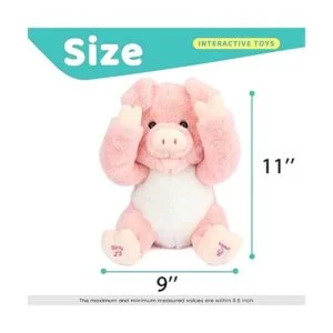 Cuteoy Peek A Boo Piggy interactivo repite lo que dices_3