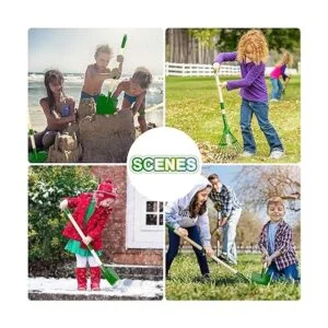 Duckura Juego de 6 herramientas de jardín para niños_2