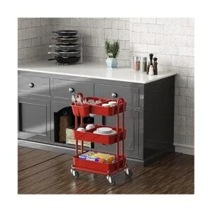 SimpleHouseware Carrito multifuncional de 3 niveles con 2_5
